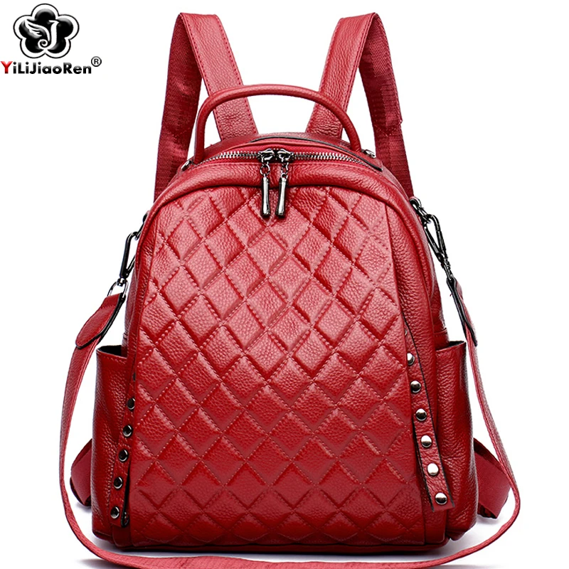 Luxury Bags Leather - Sac à dos en cuir véritable