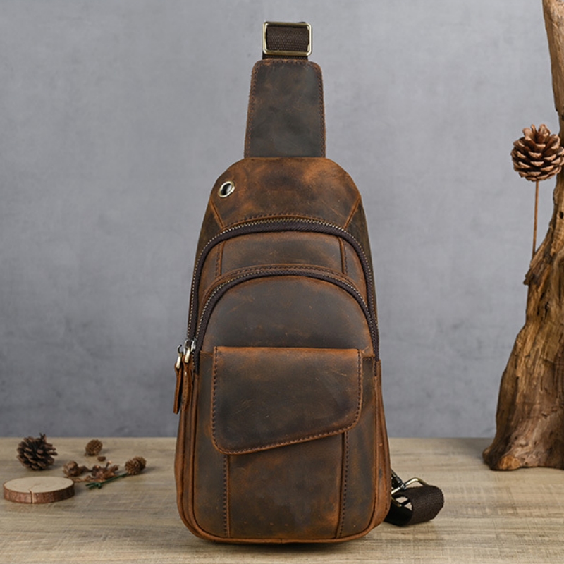Luxury Bags Leather - Sac de Poitrine Multifonctionnel de Luxe
