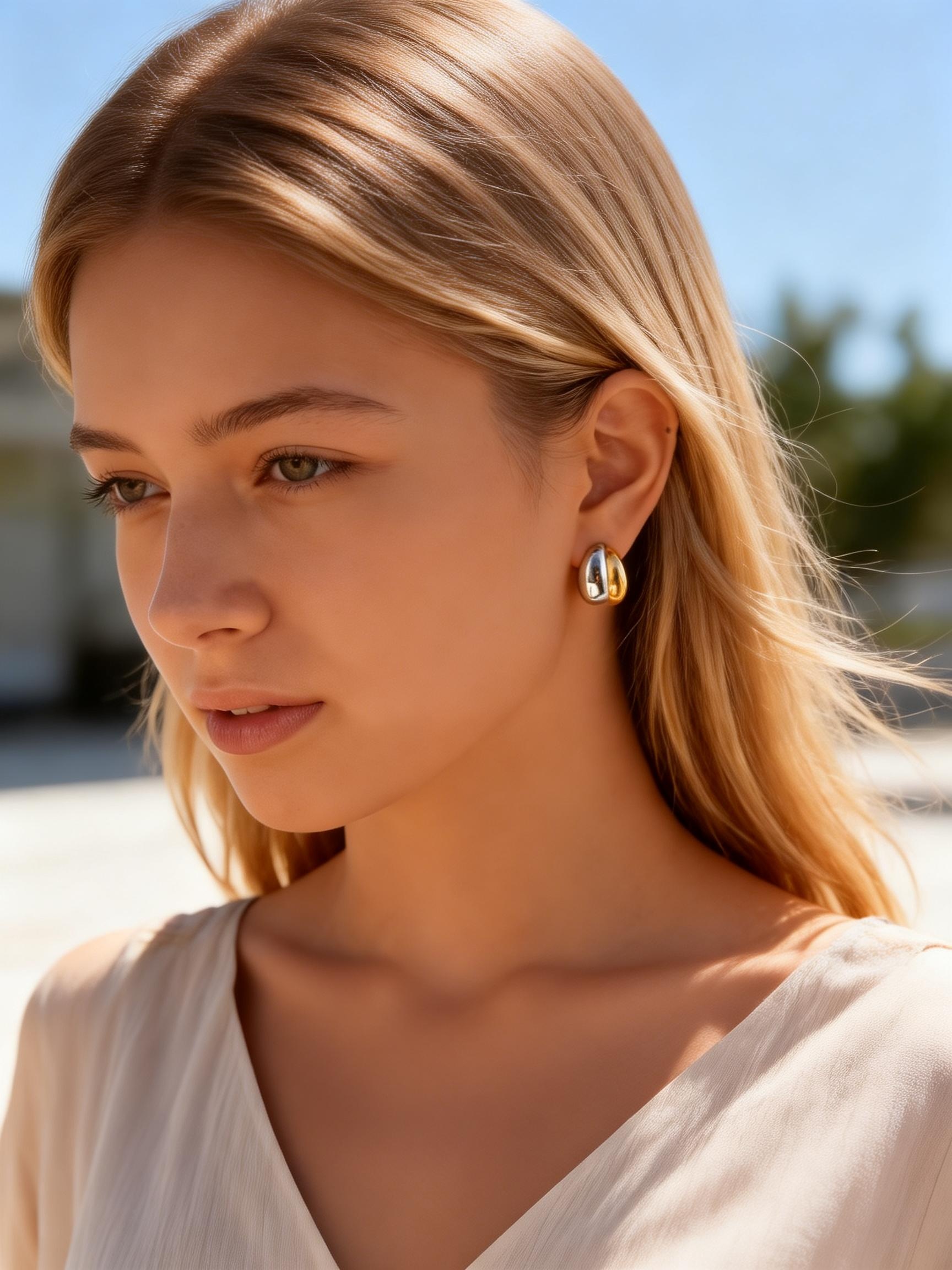 Luxury Bags Wholesale - Boucles d'oreilles clous goutte d'eau de