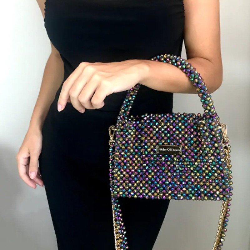 Luxury Bags Wholesale - Sac à main perlé en cristal