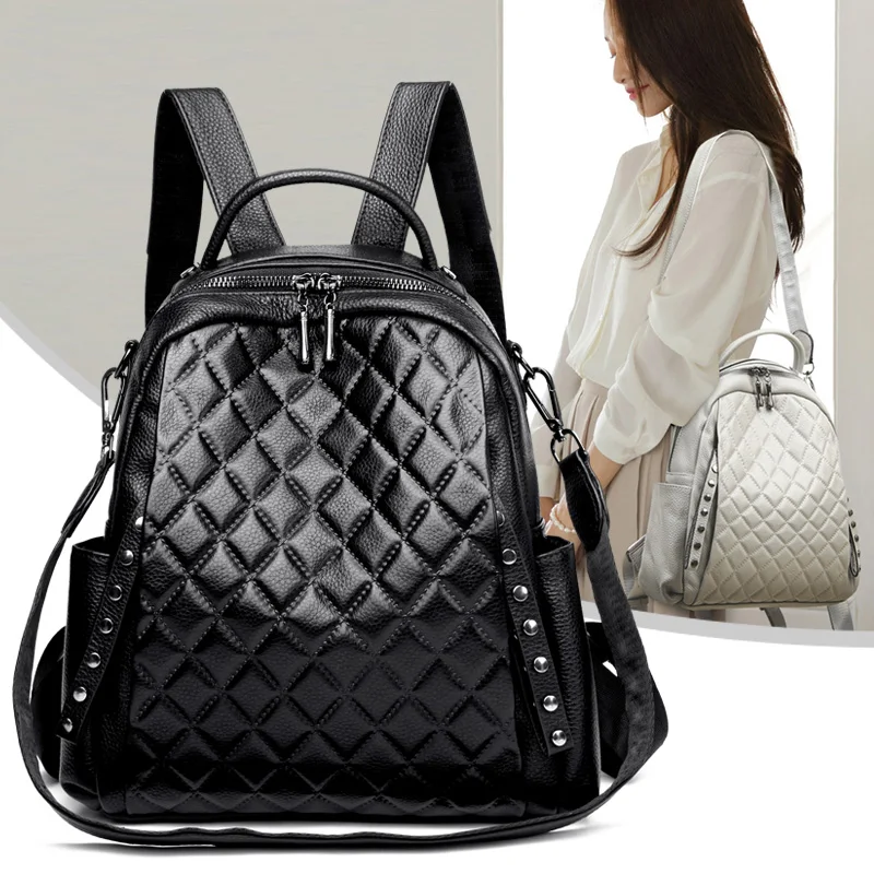 Sac à dos en cuir véritable po - Luxury Bags Leather avis et prix