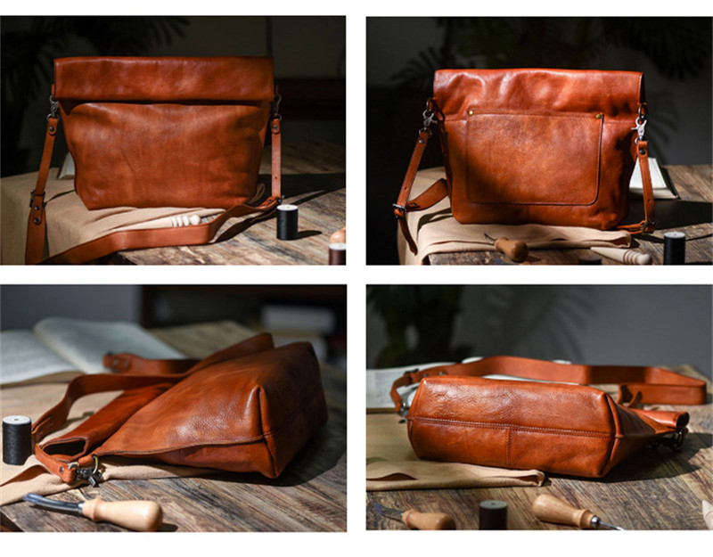 Sac messager en cuir véritable - Luxury Bags For Men avis et prix
