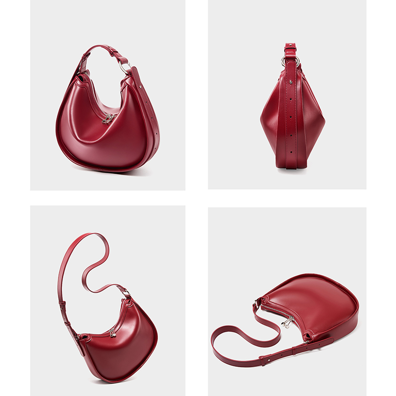 Sac Hobos en cuir de vache fen - Luxury Bags Wholesale avis et prix