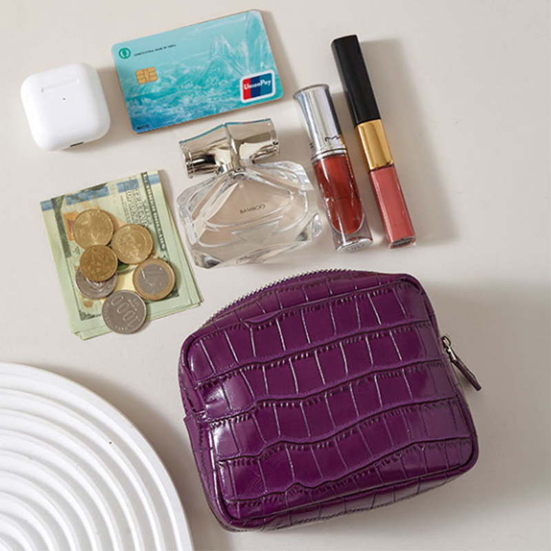 Porte-monnaie zippé en cuir vé - Luxury Ziploc Bags avis et prix