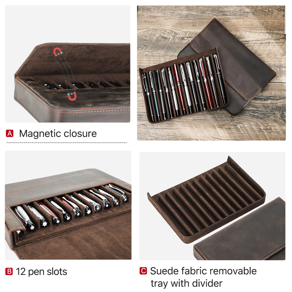 Étui de luxe en cuir véritable - Luxury Bags For School avis et prix