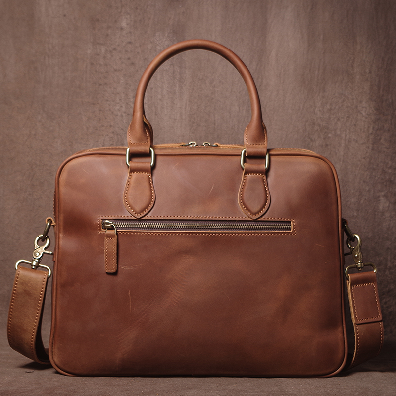 GURO hommes Crazy Horse peau d - Luxury Bags For Men avis et prix