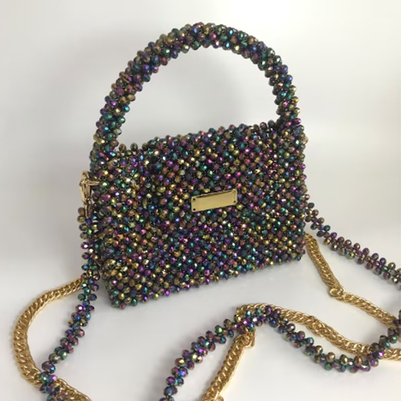 Sac à main perlé en cristal co - Luxury Bags Wholesale avis et prix