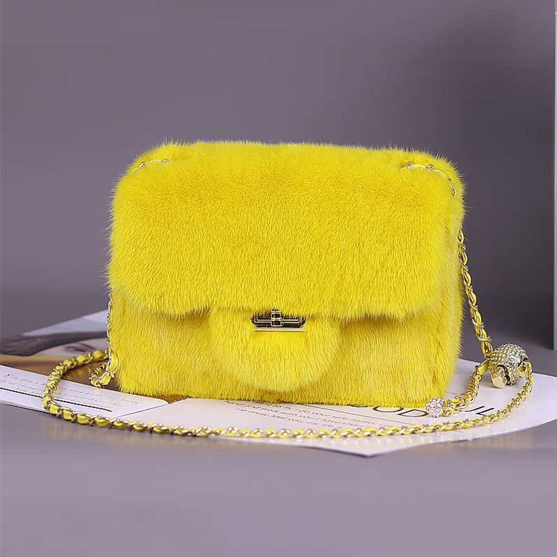 Pur vison cheveux mode femmes  - Luxury Bags Cute avis et prix