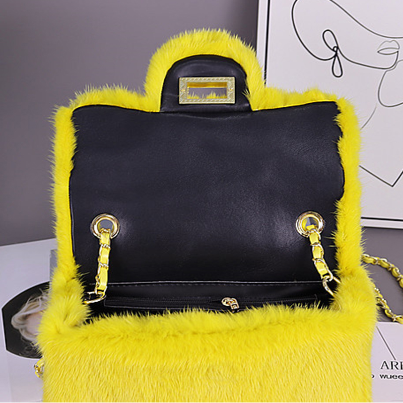Pur vison cheveux mode femmes  - Luxury Bags Cute avis et prix